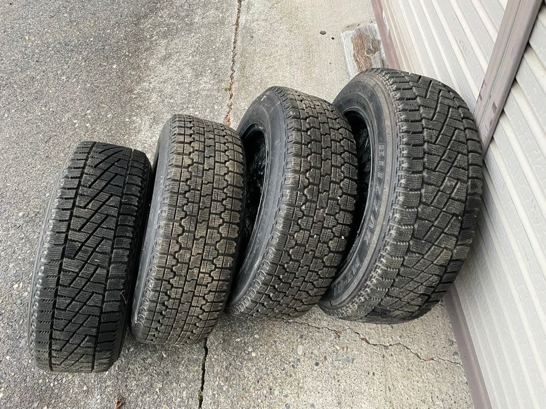 旧車WORKメッシュホイール当時物114.3おまけスタッドレス185/65R14