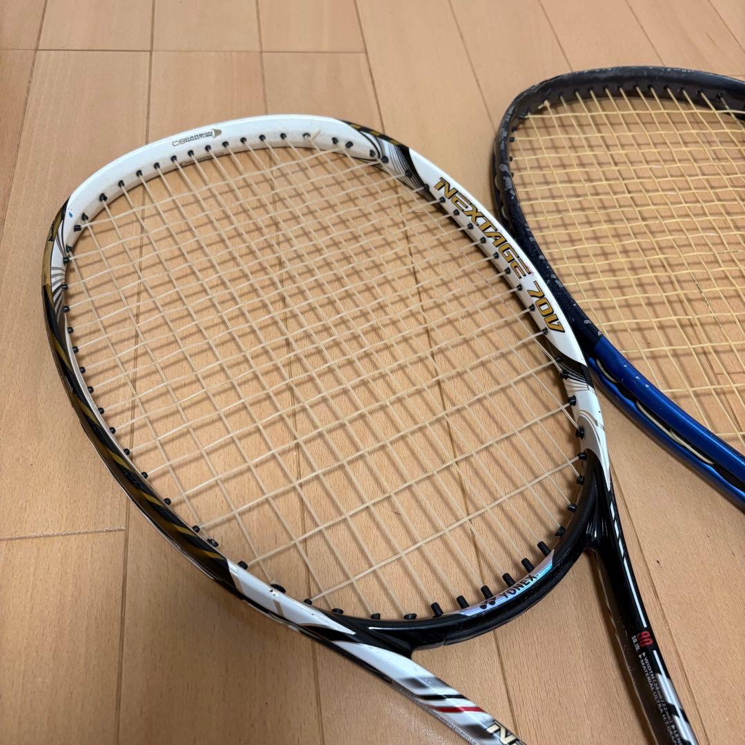 テニスラケット 硬式 軟式 3本セット