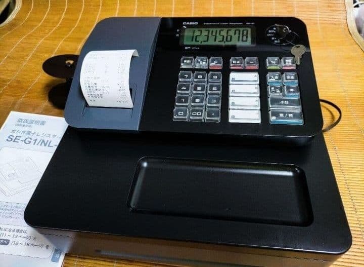 カシオレジスター　SE-G2　コンパクト　人気機種　 感熱紙　250240