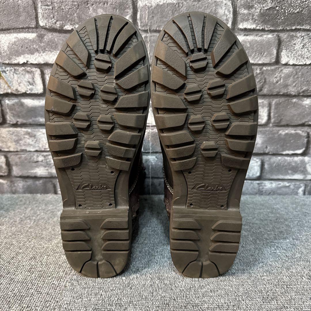 クラークス ブーツ ツートンカラー サイドジップ ゴアテックス 7.5