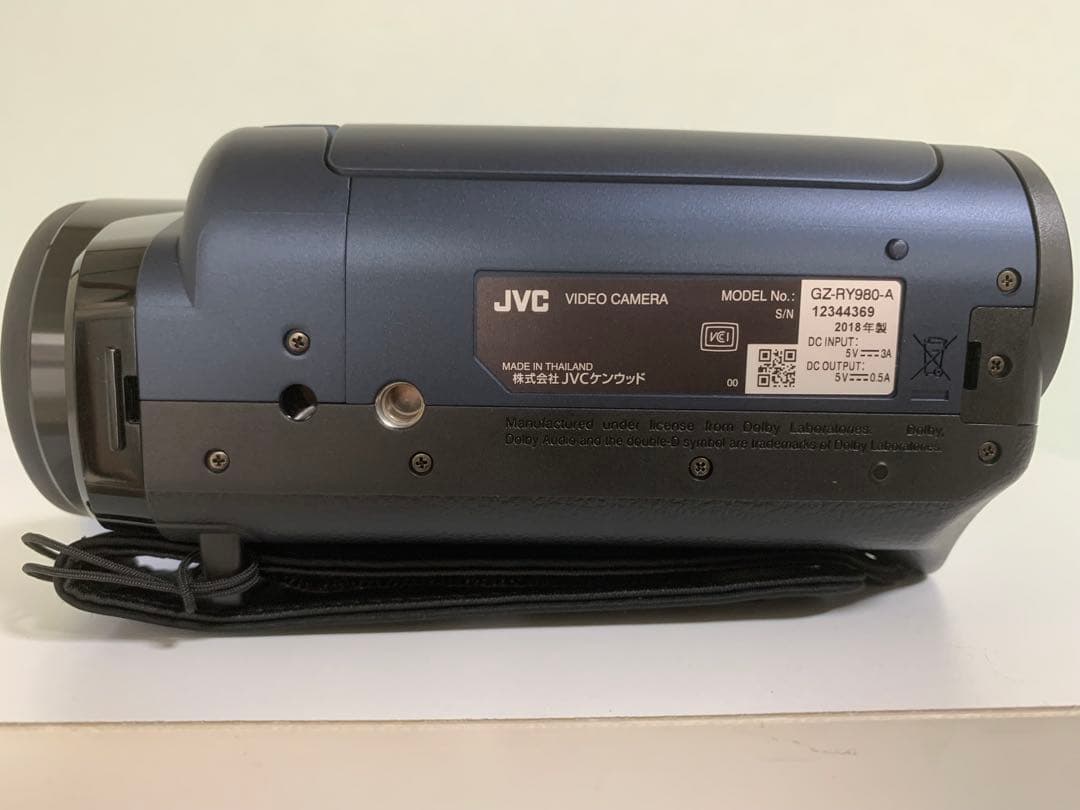 ほぼ未使用品 JVC 4K 防水 ビデオカメラ GZ-RY980