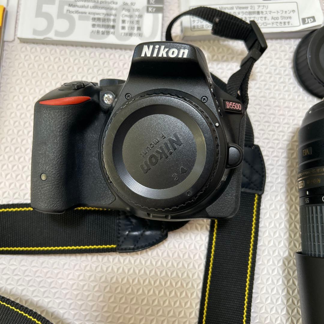 Nikon D5500 ダブルズームキット 一眼レフカメラ