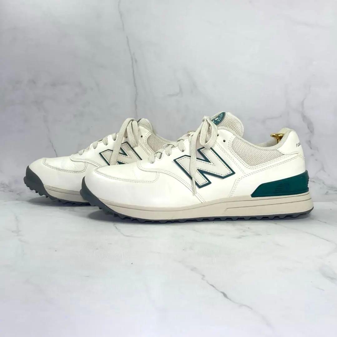 【美品・訳あり】new balance ゴルフシューズ 左27㎝ 右26.5㎝