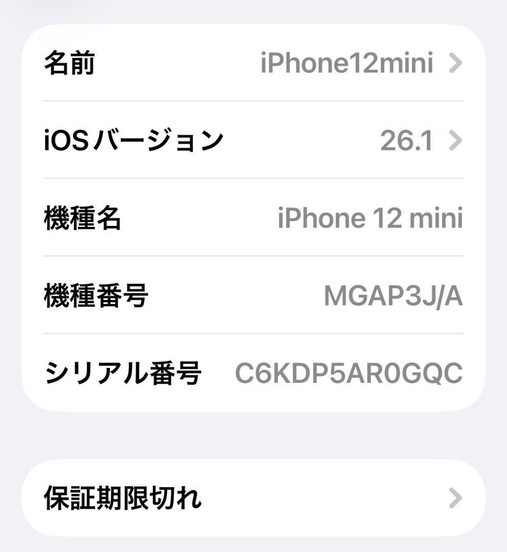 アップルストア購入.iPhone 12 mini 64GB ブルーSIMフリー