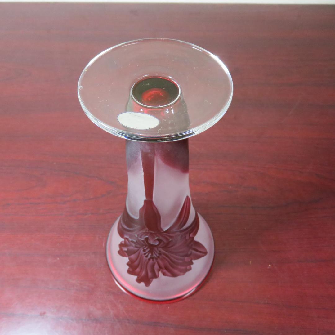 花瓶 フラワーベース 花器 ドイツ製 ドレスデンクリスタル 花