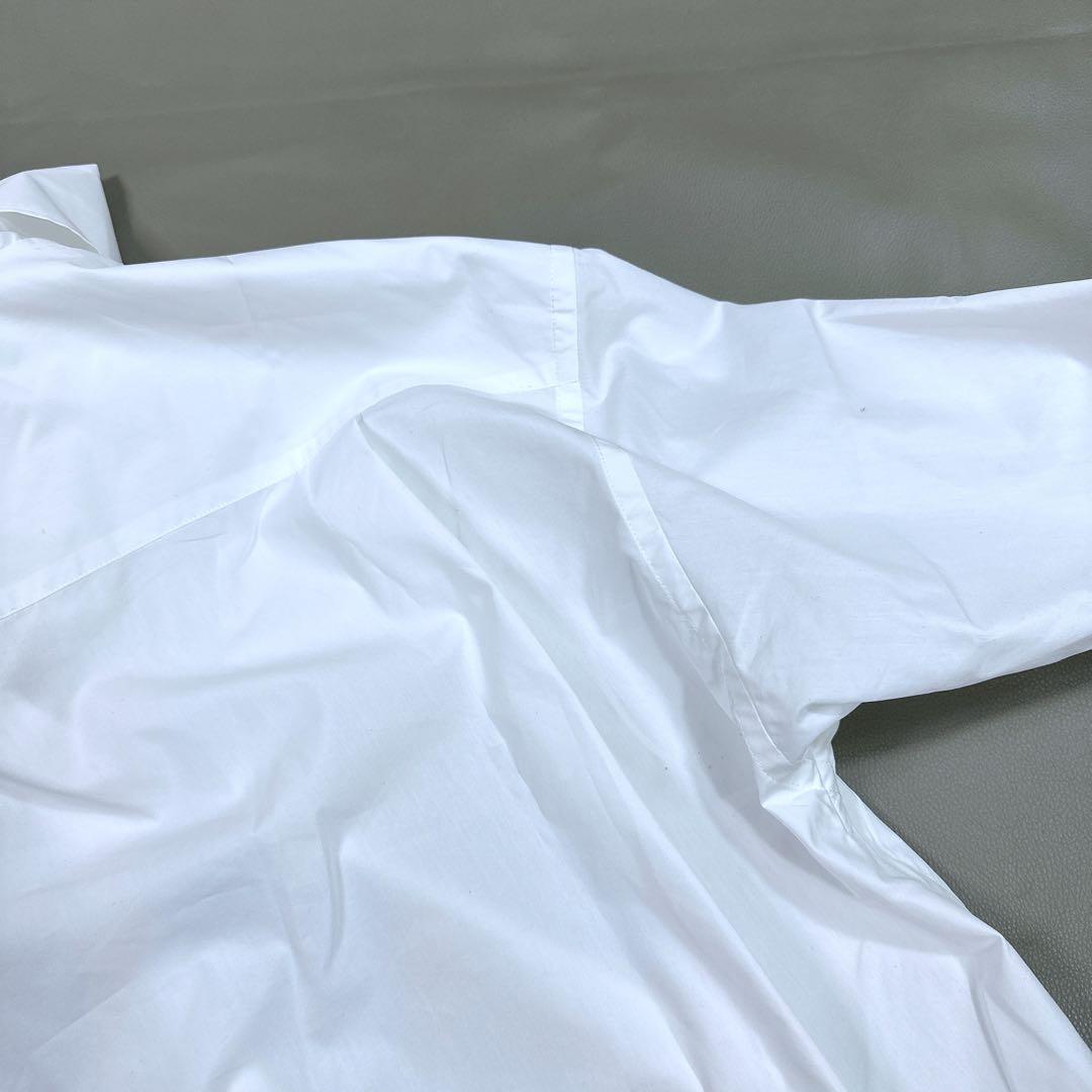 デミルクス ビームス ストール ブラウス　ボウタイブラウス ホワイト