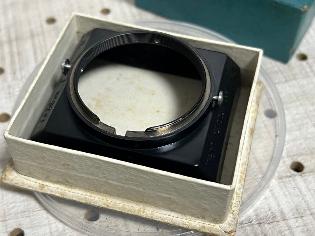 W-ニッコール 35mm f1.8 ライカLマウント用 専用フード 珍品 元箱付