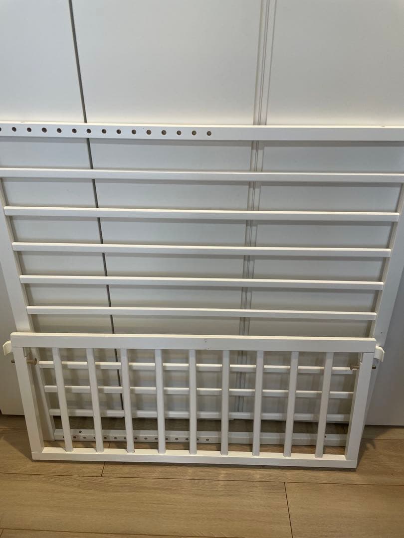 大和屋　そいねーるプラスロング ホワイト ベビーベッド