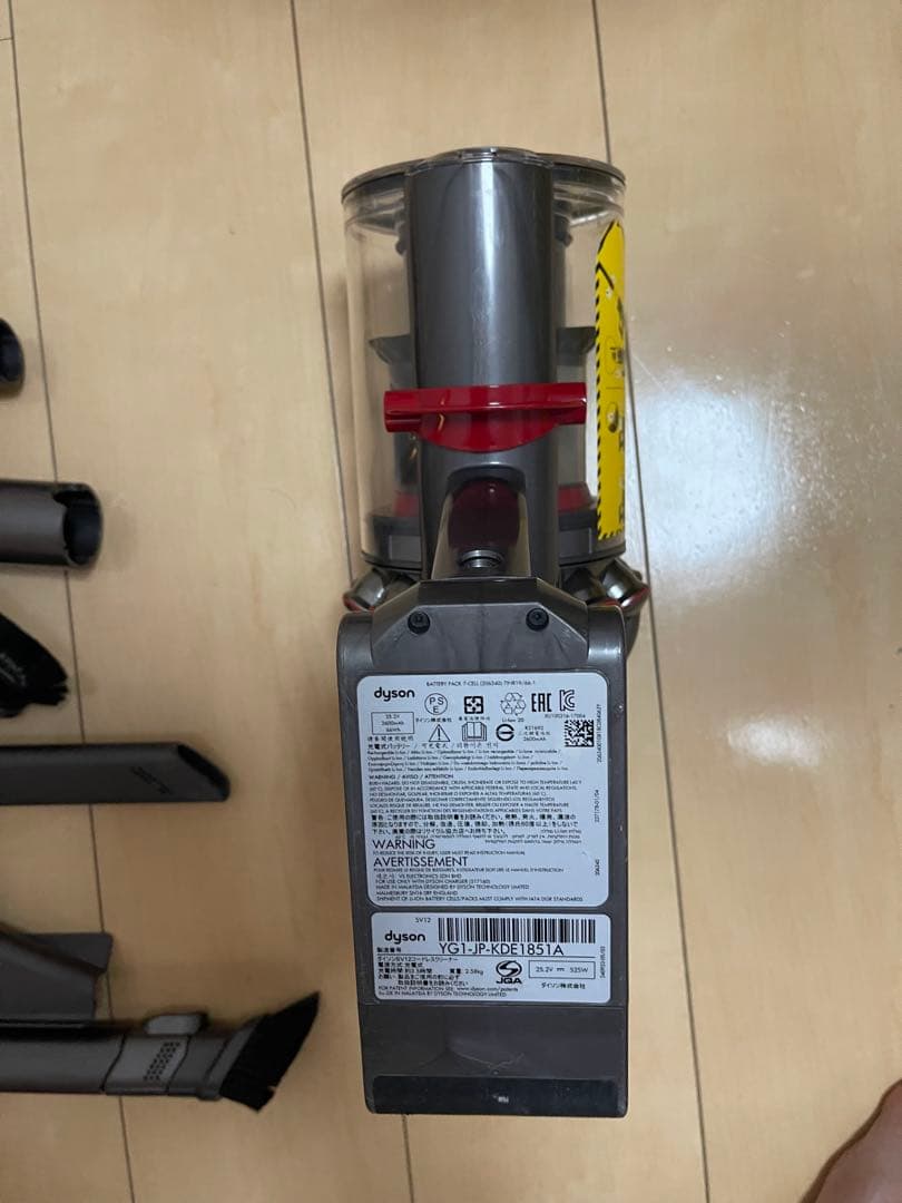 【美品】Dyson Cyclone V10 sv12エコーモード61分