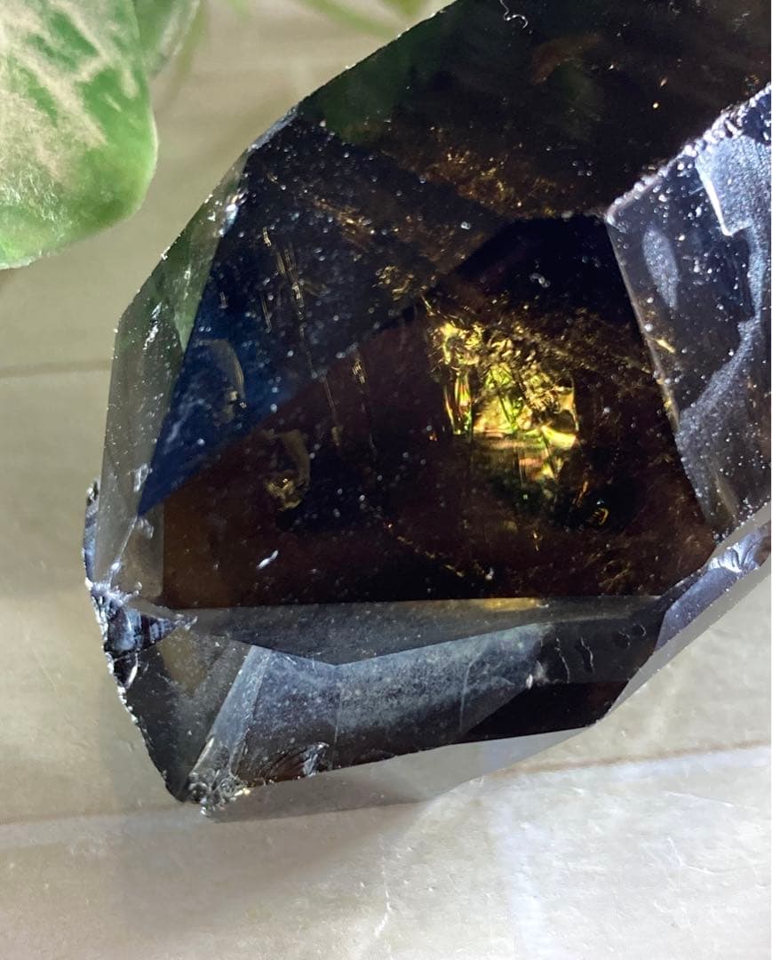 タントリックトリプレッツ✨　スモーキーレムリアンシード　クリスタル　原石　水晶