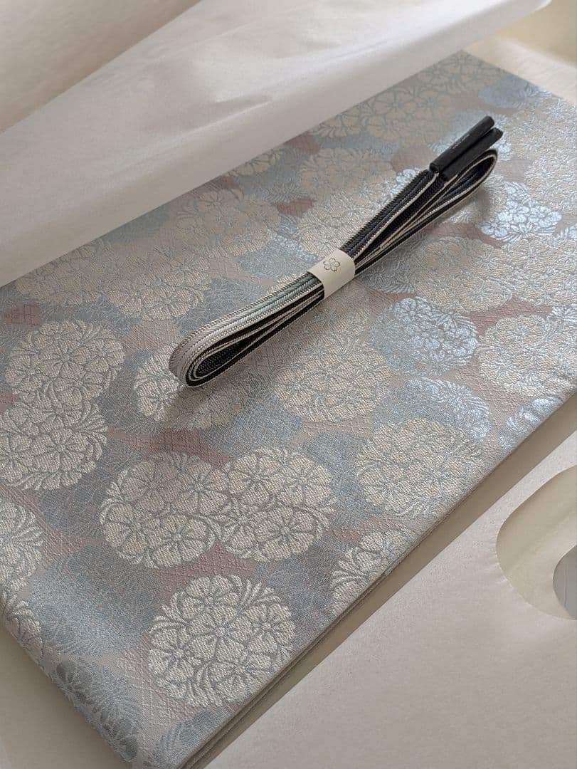 正絹西陣織花丸文様三越謹製高級袋帯