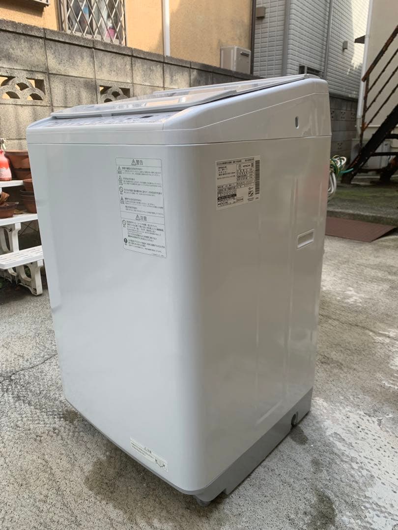 2023年製日立ビートウォッシュ高性能ホワイトラベンダー8kg洗濯機