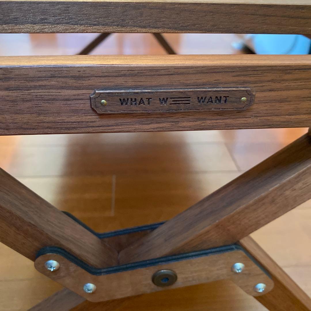 what we want ロールトップテーブル　大　ウォールナット