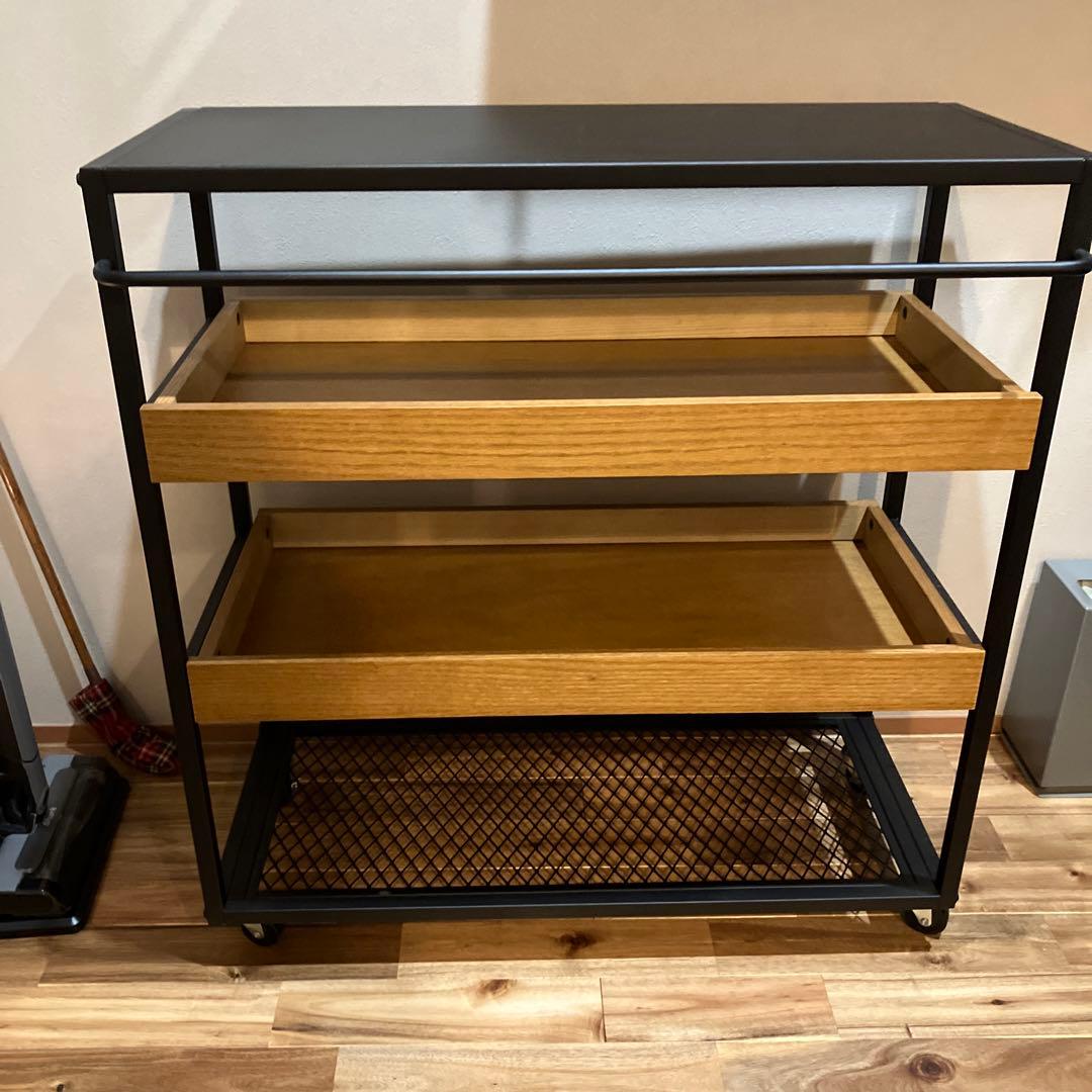 カ*レ様 ジャーナルスタンダードファニチャーサンクワゴンラックスチールラック 収