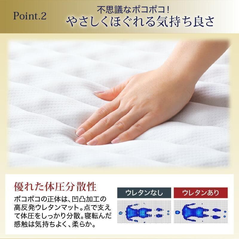 新品 送料込 ダブルベッド マットレス付 棚 コンセント付 ブラック