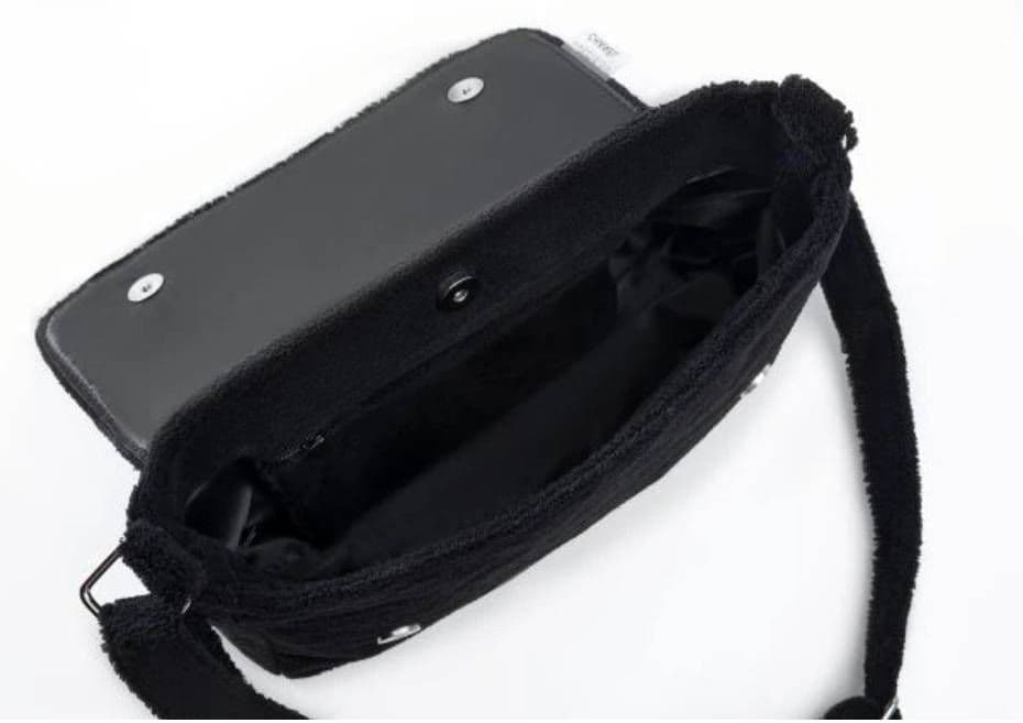 花 ショルダーバッグ ホワイト ノベルティ