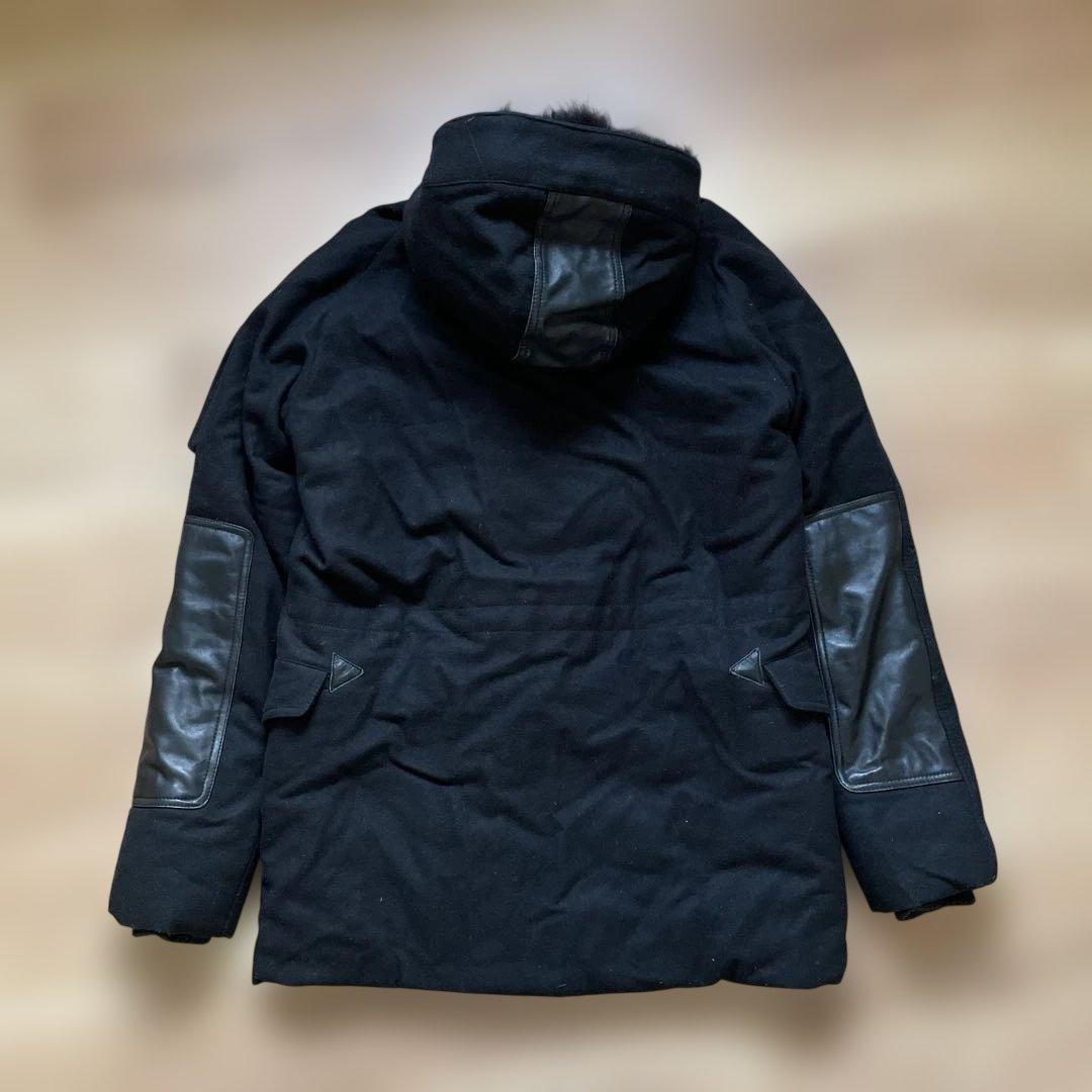 DUVETICA ウール切替 ダウンジャケット