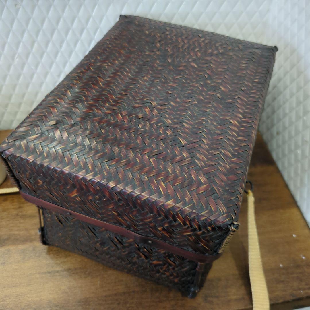 御所籠　茶籠　古代裂　セット いろいろ一式　野立て　茶道具　茶道