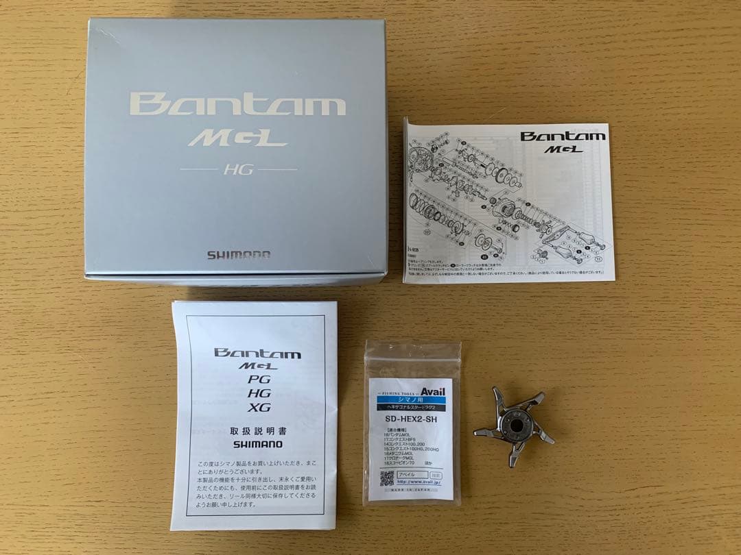 美品SHIMANO 18バンタム HG 右ハンドル