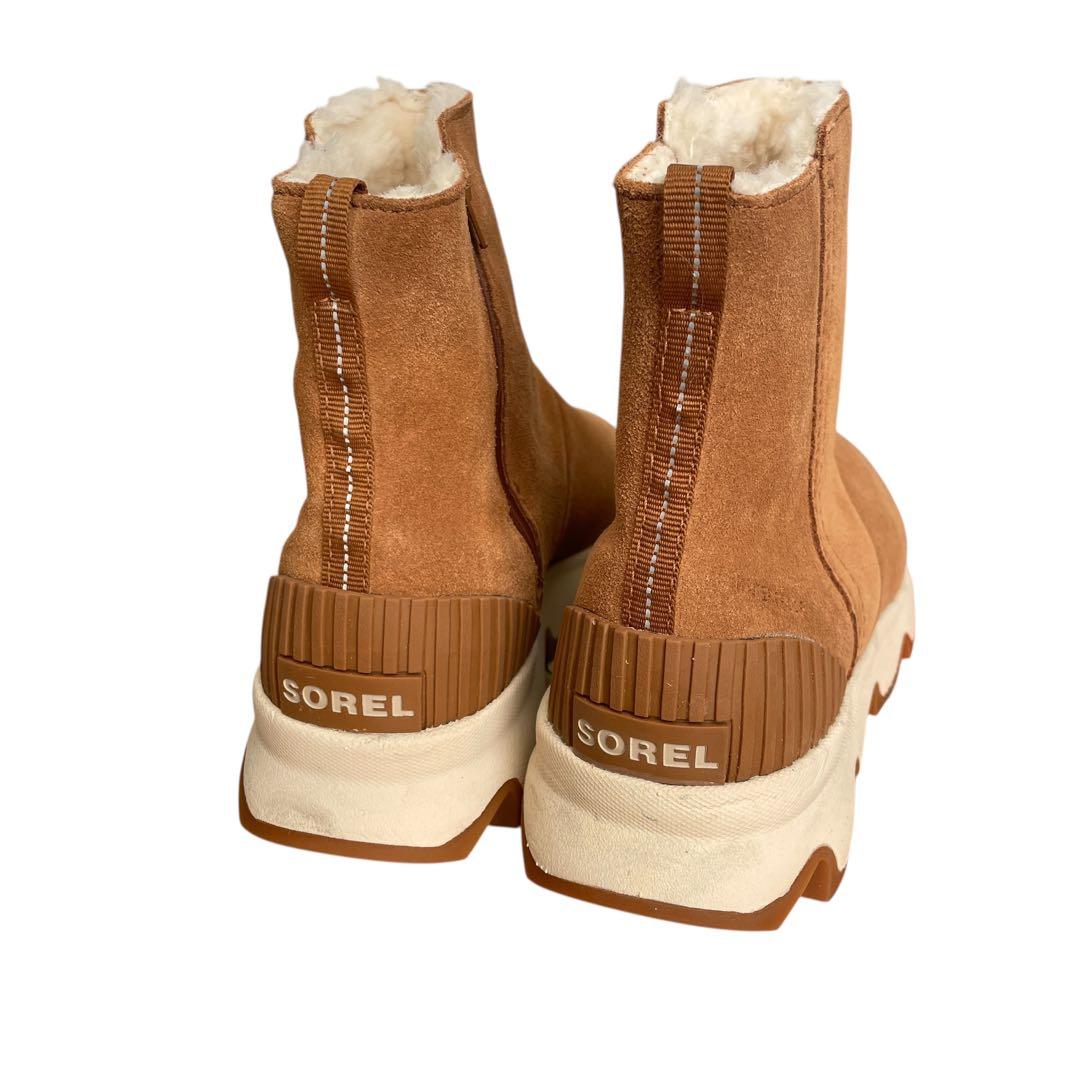 SOREL キネティックインパクト　ムートンブーツ　スエード　25