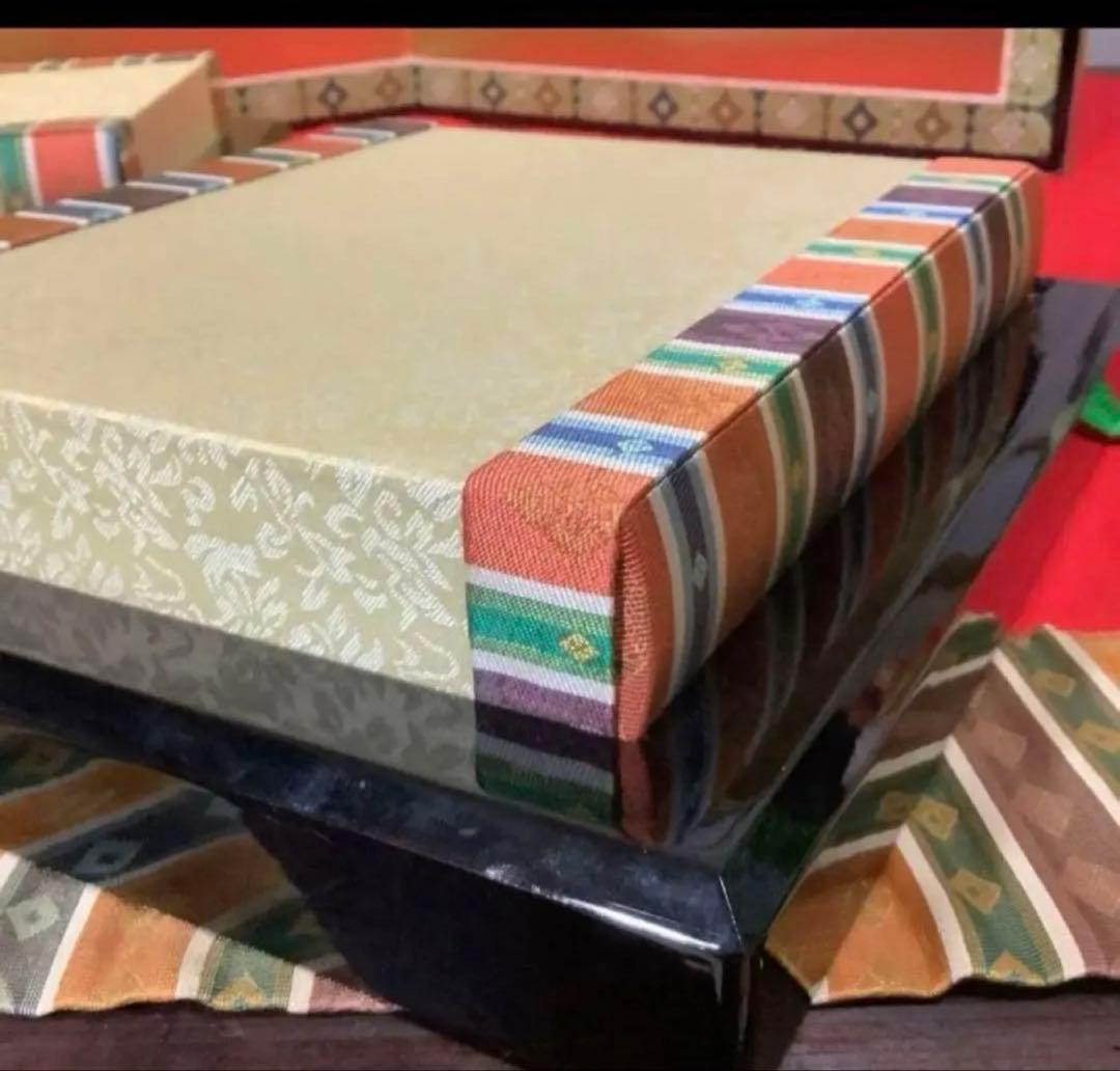 【古い親王飾り】【木製‼️台座付き】古雛飾りコレクションーけ