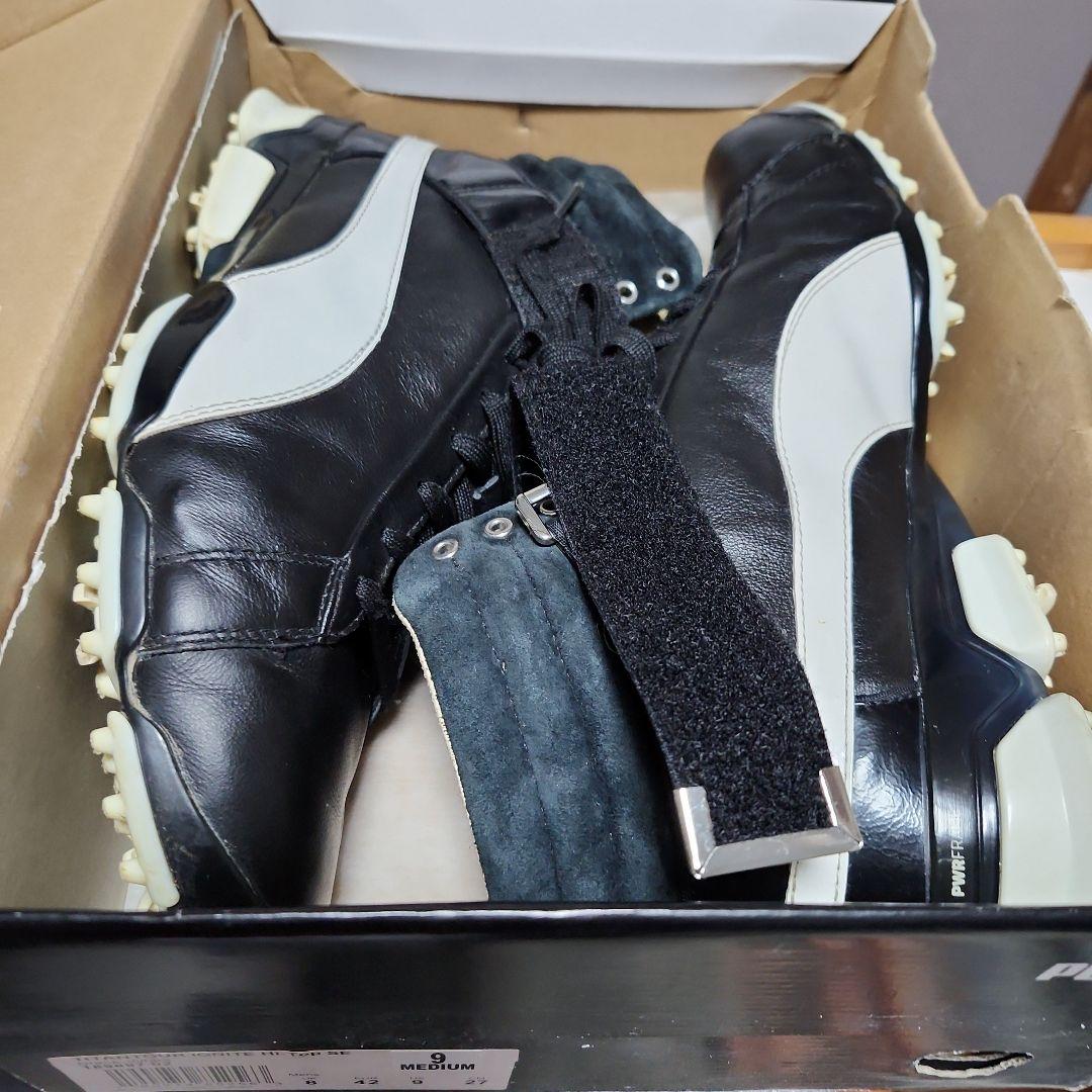 PUMA　ハイカット　ゴルフシューズ　黒