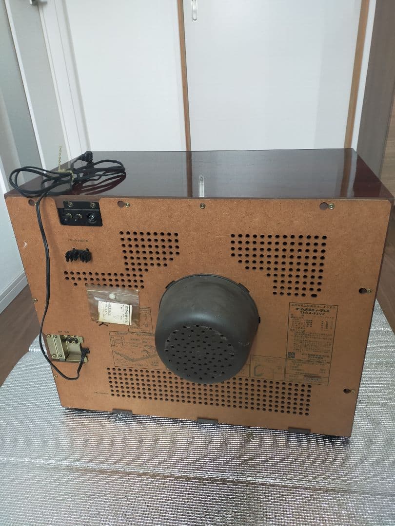 大幅値下☆ナショナルカラーテレビ/美品/当時物/昭和レトロ/音声映像OK/ 送込