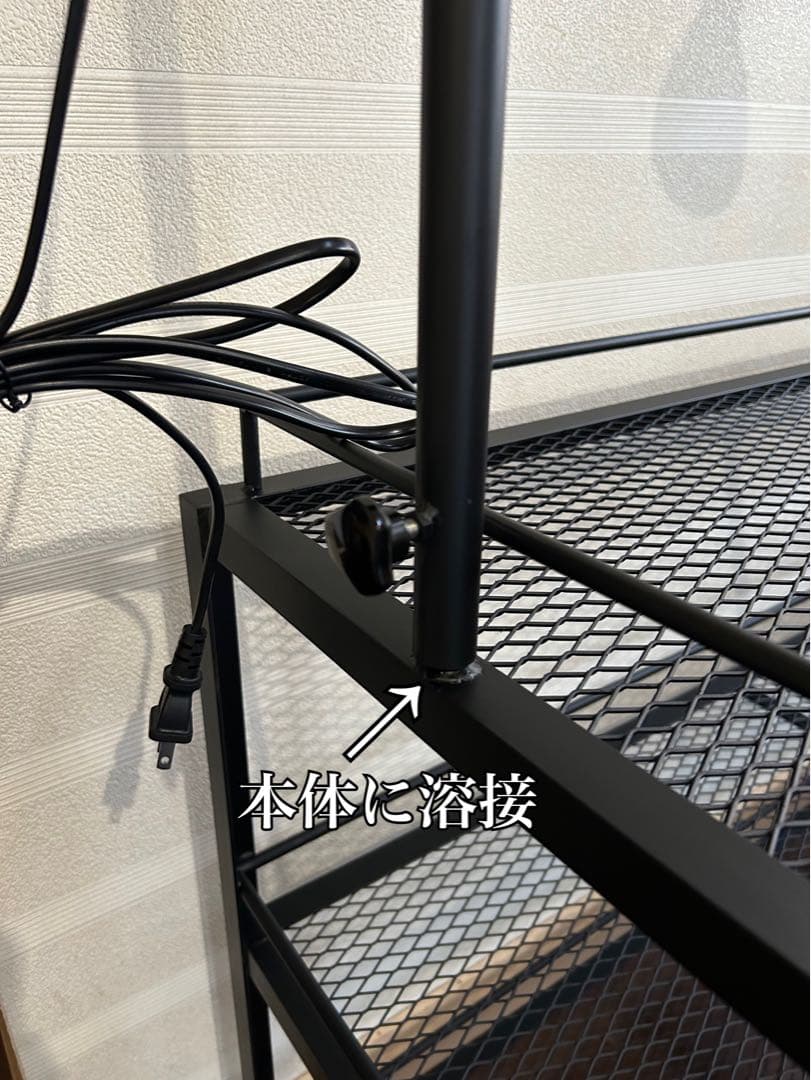 ☆送料込み☆アイアン植物棚　即購入OK ライトレール付　ボタニカル　アガベ