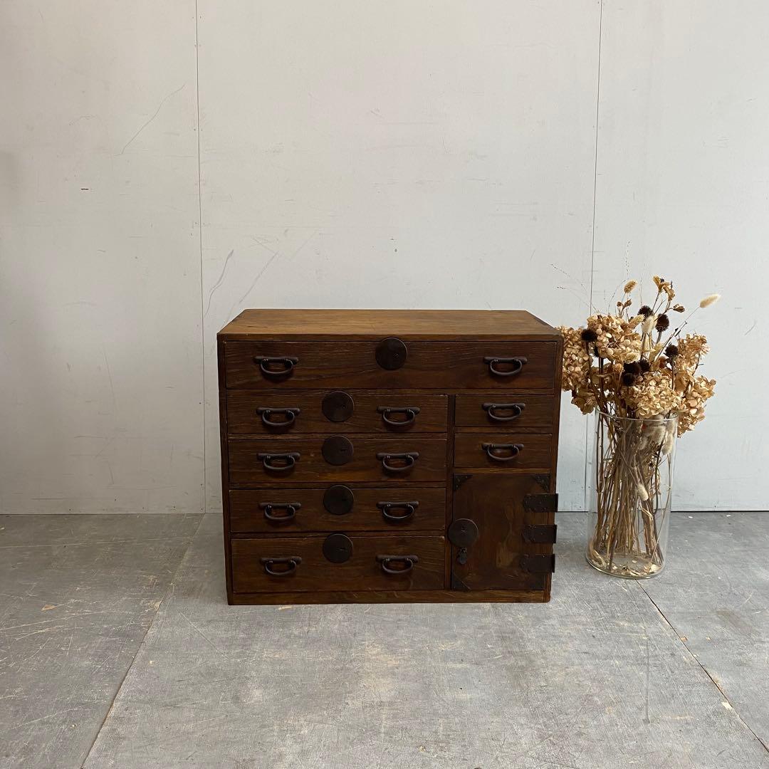 アンティーク チェスト 棚 収納 無垢材 チェスト テレビ台 z416