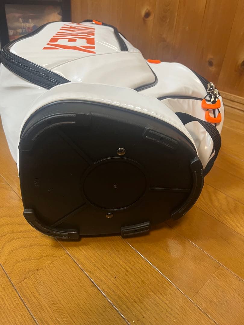 アビレックスゴルフ　キャディバッグ ホワイト U.S.A.F.ロゴ付き