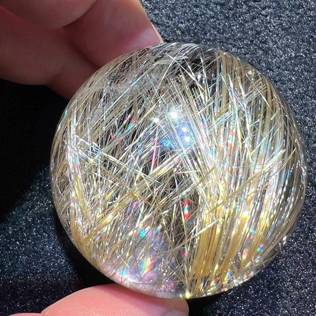 ⭐︎【極上品】タイチンクオーツ  置物 51.7mm
