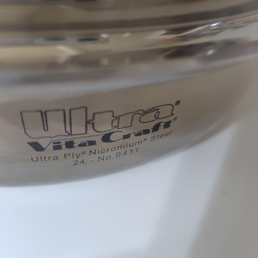 ビタクラフトウルトラUltra VitaCraft 蓋付きフライパン 24.5