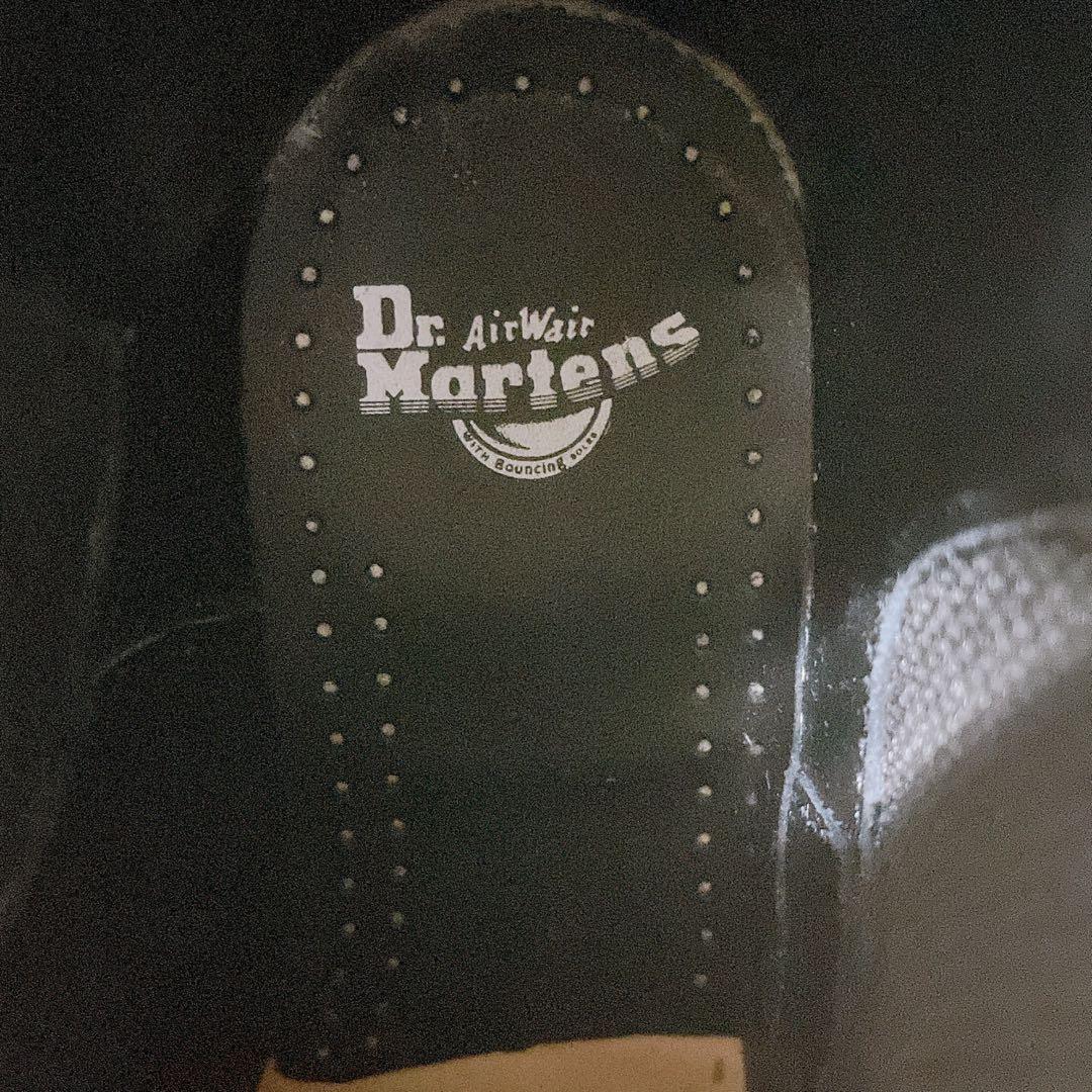 レア ドクターマーチン サイドゴア 黒 レザー ドッキング チェルシー ステッチ