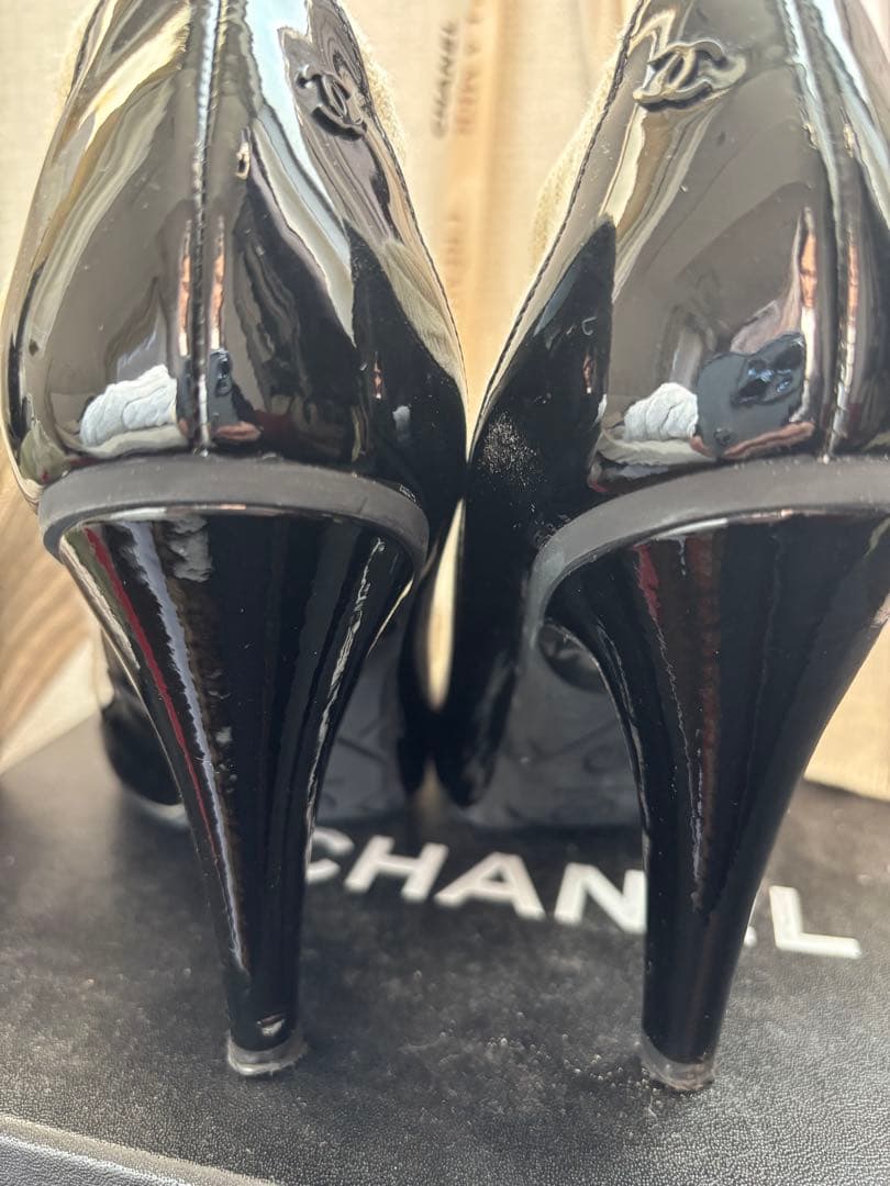 CHANEL ニット ソックスブーティ