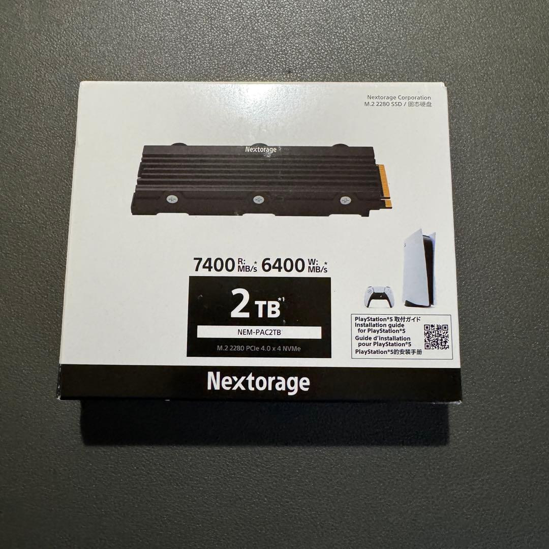 内蔵型SSD Nextorage NEM-PAC2TB 2TB NVMe SSD