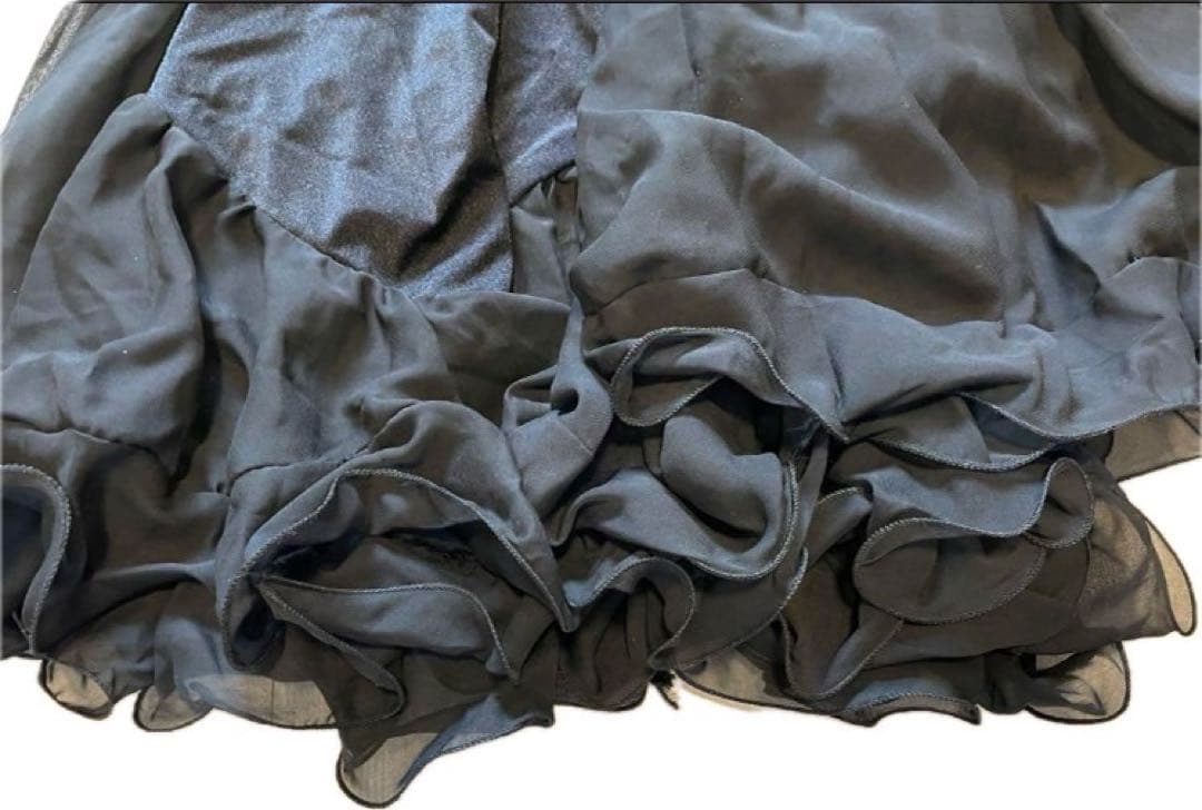 《ベリーダンス衣装 スカート》 ブラック