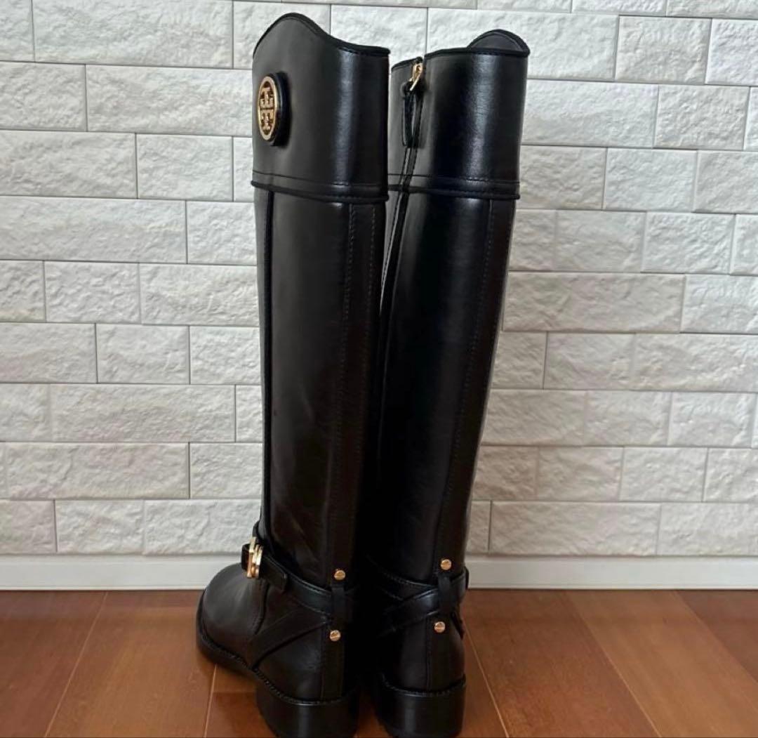 シーホー【新品未使用】ToryBurch トリーバーチ ブーツ本革 黒5