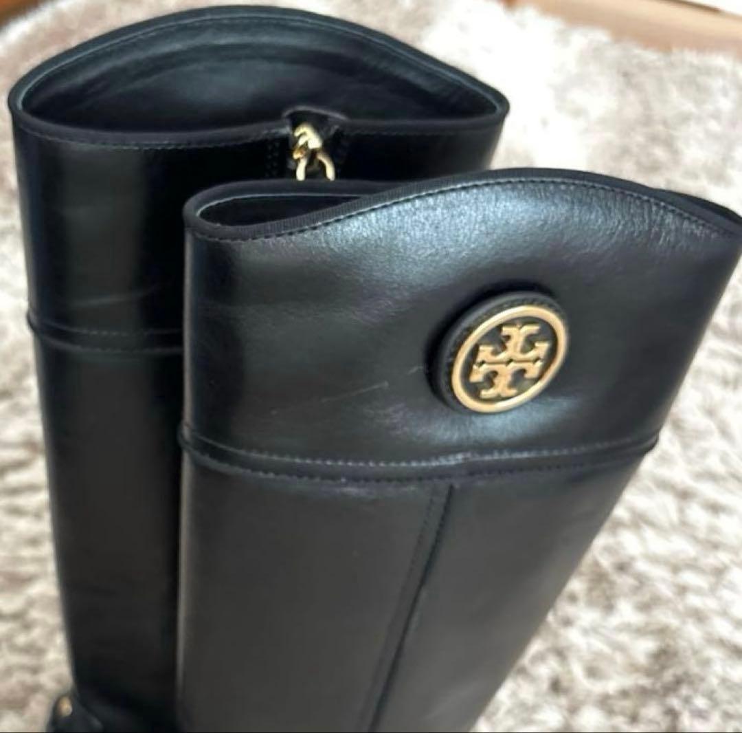 シーホー【新品未使用】ToryBurch トリーバーチ ブーツ本革 黒5