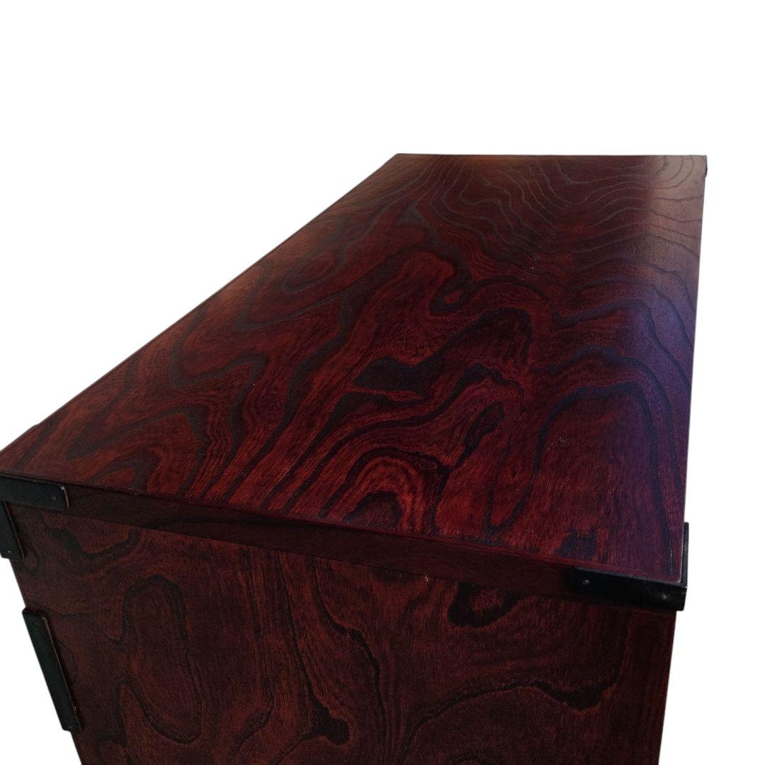 岩谷堂箪笥　南部鉄器　欅　漆塗り　チェスト　伝統工芸　整理箪笥　6段