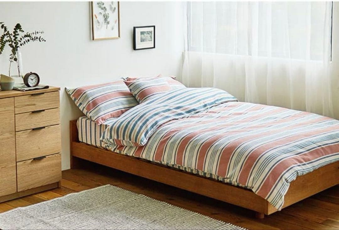 2/28までunicoADDAYベッドフレーム（シングル）ロータイプマットレス付