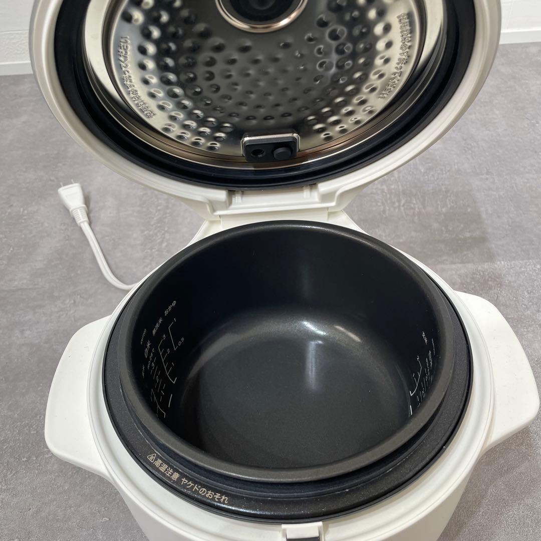 ⭐︎美品⭐︎ BALMUDAバルミューダ 炊飯器 K03A-WH 白ホワイト