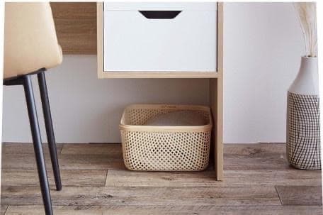 引き出し付デスク 幅100cm テーブル パソコン ドレッサー 学習机 机