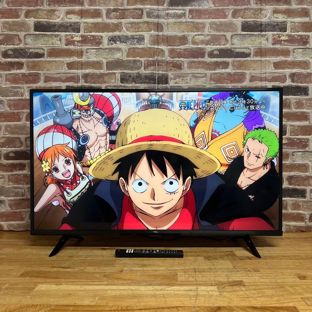 TCL 43V型4K 液晶テレビ スマートテレビ 43P615 動画配信アプリ○