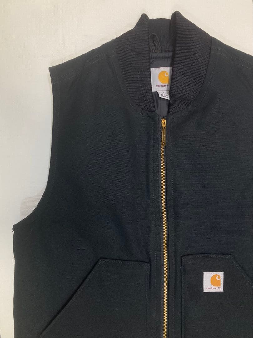 Carhartt カーハート ダックベスト V01 Sサイズ BLK メキシコ産