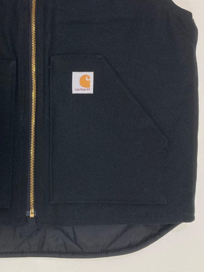 Carhartt カーハート ダックベスト V01 Sサイズ BLK メキシコ産