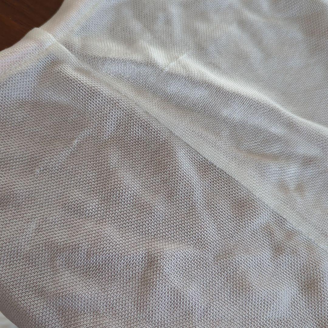 CHANEL ホワイト メッシュ キャミソール