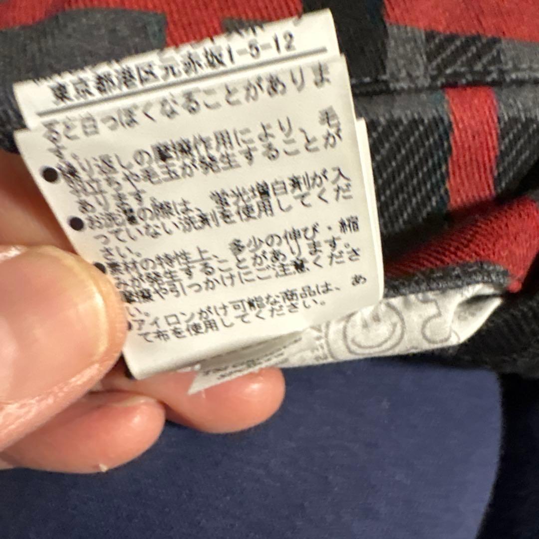 【美品】PEARLY GATES チェック柄パンツ 黒/赤