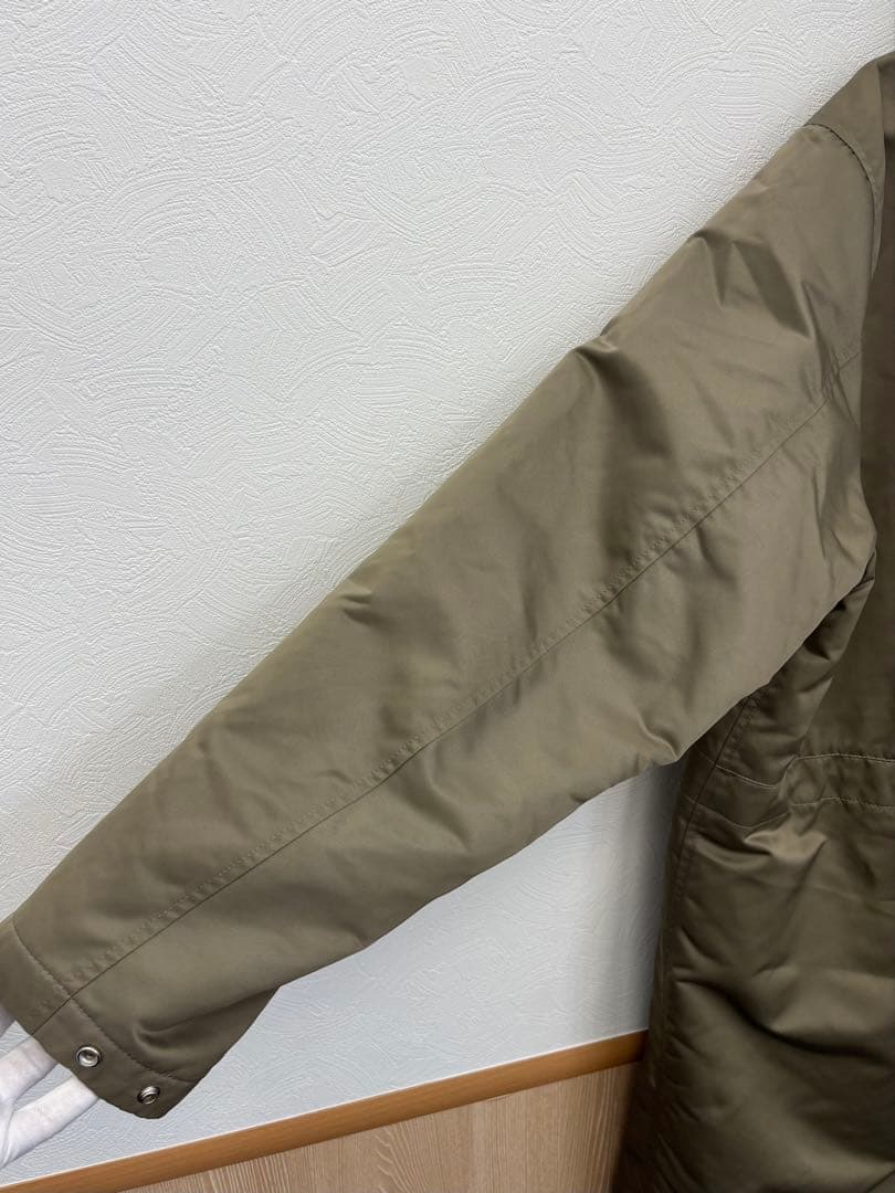 極美品 Dior ディオール 1947刺繍 ナイロン フーデッドコート 48