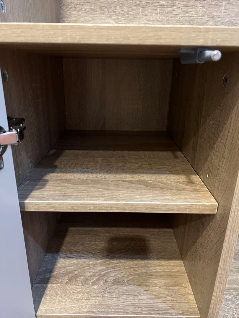 【ぴり様】食器棚 バイカラー レンジボード 幅90cm