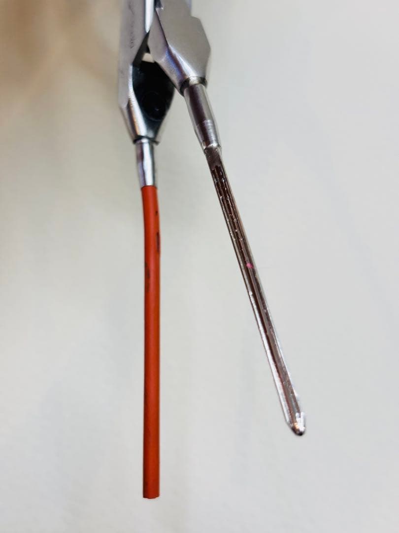 超美品　シルバーアイロン 1.8ミリ超極細アイロン　廃盤品　 /レンツアイロン